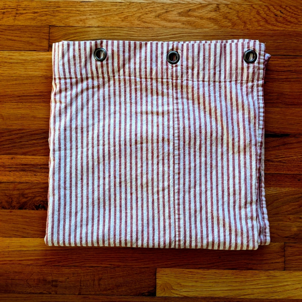 Pottery Barn Striped Shower Curtain 72x72